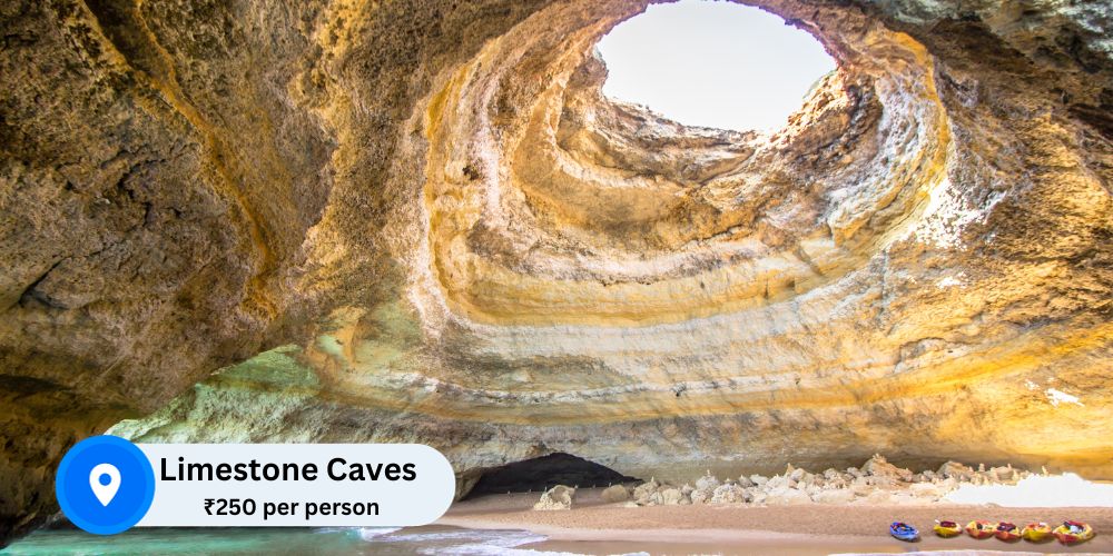 Limestone Caves ₹250 per person